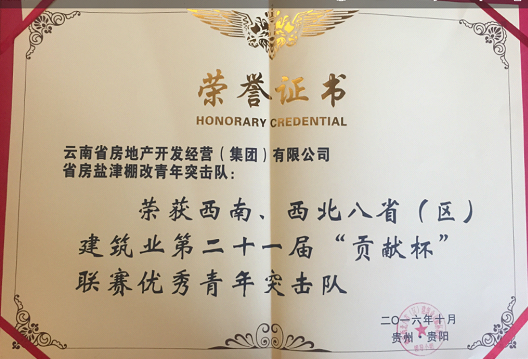 省房（集團）公司團委在八?。▍^(qū)）建筑業(yè) “貢獻(xiàn)杯”聯(lián)賽中斬獲殊榮